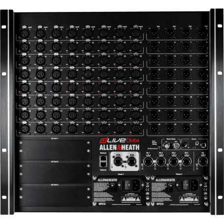DLIVE-DM64 Mixracks - 64 entrÃ©es, 32 sorties ALLEN & HEATH