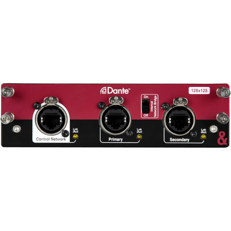 Cartes optionnelles - Carte réseau audio Dante 128x128 ALLEN & HEATH