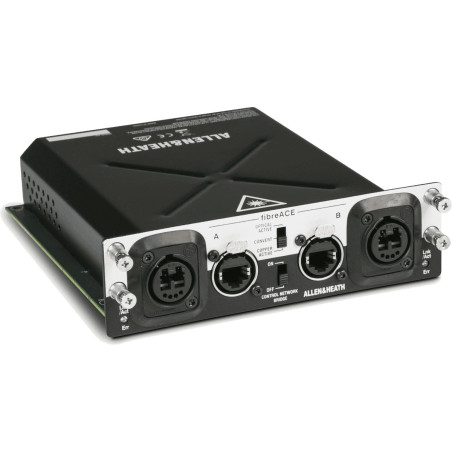 Cartes optionnelles - Carte réseau numérique fibre optiq ALLEN & HEATH