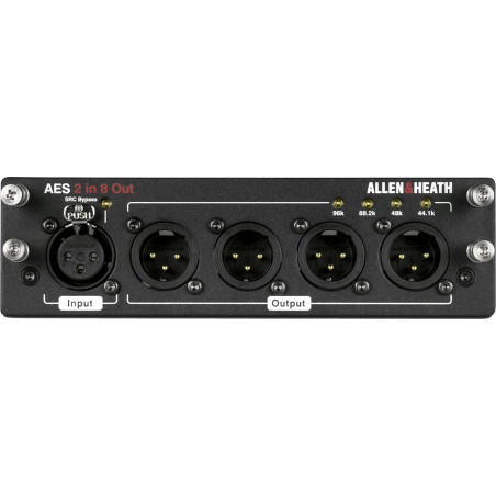 Cartes optionnelles - AES3 2 entrées 8 sorties Cartes op ALLEN & HEATH