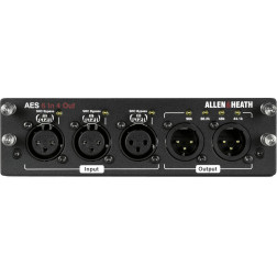 Cartes optionnelles - AES3 6 entrées 4 sorties Cartes op ALLEN & HEATH