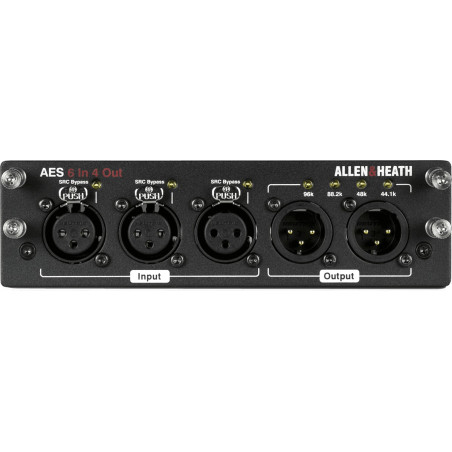 Cartes optionnelles - AES3 6 entrées 4 sorties Cartes op ALLEN & HEATH