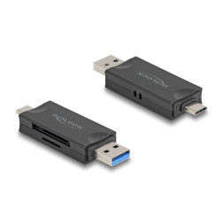 Lecteur carte USB 5 Gbps USB C-A cartes SD et Micro SD