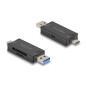 Lecteur carte USB 5 Gbps USB C-A cartes SD et Micro SD