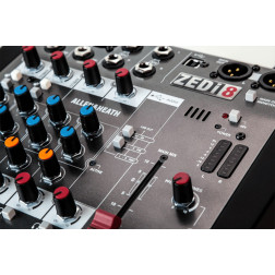 ZEDI-8  2 in mono, 2 stéréo, USB ALLEN & HEATH