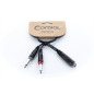 EY0.3KPP Jack stereo Femelle 2 Jacks mono male 30cm EY0.3KPP Jack stereo Femelle 2 Jacks mono male 30cm