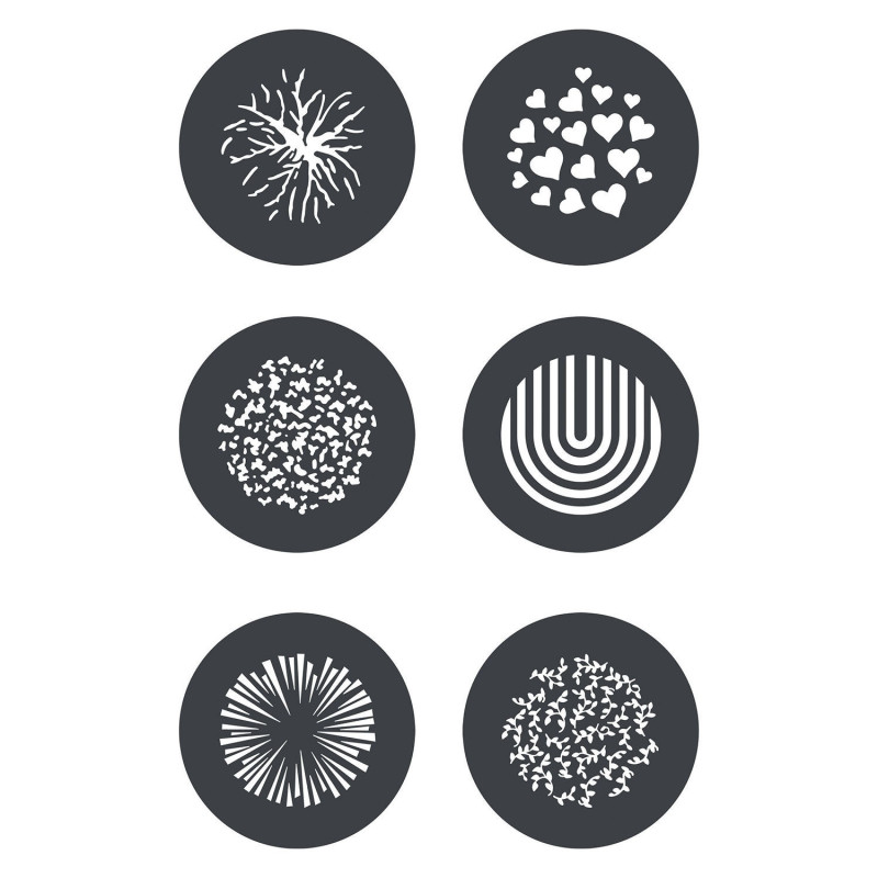 GP-GS2 GOBO Set for MG1200Bi GP-GS2 GOBO Set for MG1200Bi