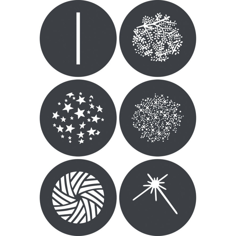 GP-GS3 GOBO Set for MG1200Bi GP-GS3 GOBO Set for MG1200Bi
