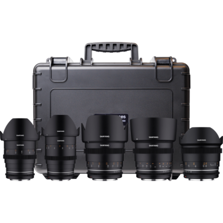 KIT 14/24/35/50/85 VDSLR MK2 CANON RF + HARDCASE Samyang