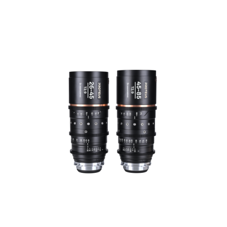 Proteus Zoom 2X Anamorphic 2-Lens Bundle (26-45mm,45-85mm) - Amber (Feet) Laowa