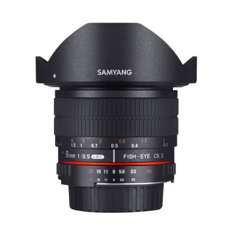 8mm F3.5 UMC fisheye CSII Nikon F (DX) AE Samyang
