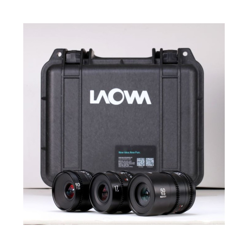 10-17-50mm Kit 3 Optiques Macro MFT 10-17-50mm Kit 3 Optiques Macro MFT
