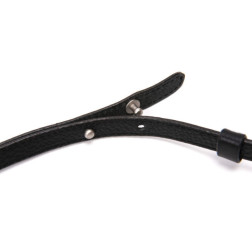 ACAM 284 leather camera strap black