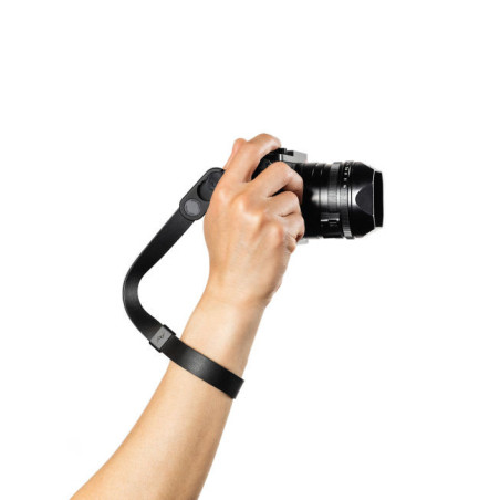 Cuff Leather Camera Strap Wrist Black Peak Design