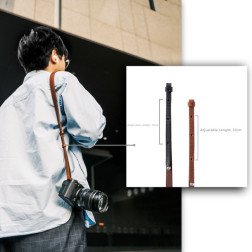 5209 Universal Leather Camera Shoulder Strap Brown