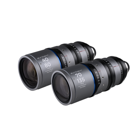 Sunlight 2X Anamorphic Zoom 2-Lens Bundle PL (40-80mm,70-135mm) (Blue)