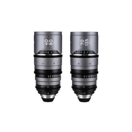 Sunlight 2X Anamorphic Zoom 2-Lens Bundle PL (40-80mm,70-135mm) (Silver)