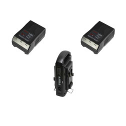 Kit 2 batteries V-Mount 95Wh et 1 chargeur double Swit