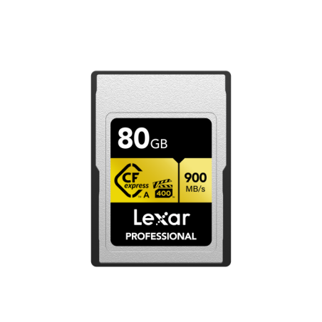CFexpress PRO Type A Gold Series 80GB - R900/W800MB/s - VPG400 Lexar