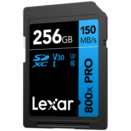 SDXC 800x PRO Blue Series 256GB UHS-1 V30 - Read 150MB/s