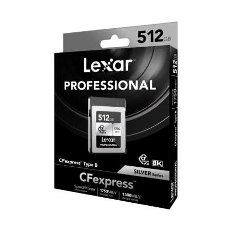 CFexpress PRO Type B Silver series 512GB - R1750/W1300MB/s
