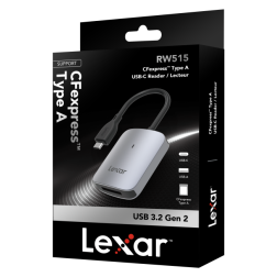 Professional CFexpress Type A USB 3.2 Gen2 USB-A & USB-C Reader Lexar