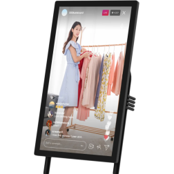 YoloMax Live Shopping Solution with massive touchscreen