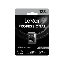 SD Pro Silver Series UHS-II 1667x 128GB V60