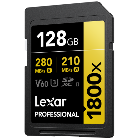SD Pro Gold Series UHS-II 1800x 128GB V60