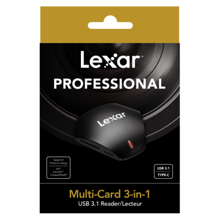 Reader Compact Flash - SD - microSD USB3.1
