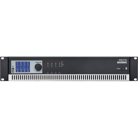 4 Canaux DSP - WAVEDYNAMICS 4 x 750W / 4 Ohms 4 Canaux D AUDAC
