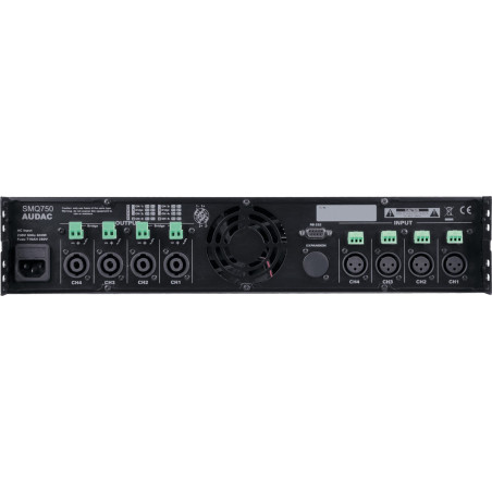 4 Canaux DSP - WAVEDYNAMICS 4 x 750W / 4 Ohms 4 Canaux D