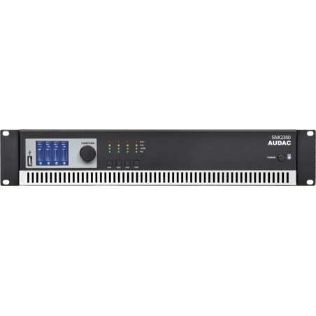 4 Canaux DSP - WAVEDYNAMICS 4 x 350W / 4 Ohms 4 Canaux D AUDAC