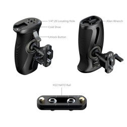 5160 Rotating Side Handle with NATO Clamp SmallRig