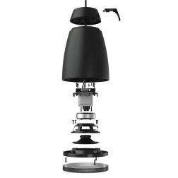 ALTI6M-B - ALTI-M - Projecteur 2 voies 6,5" 60W/16Ω-100V-Noir AUDAC