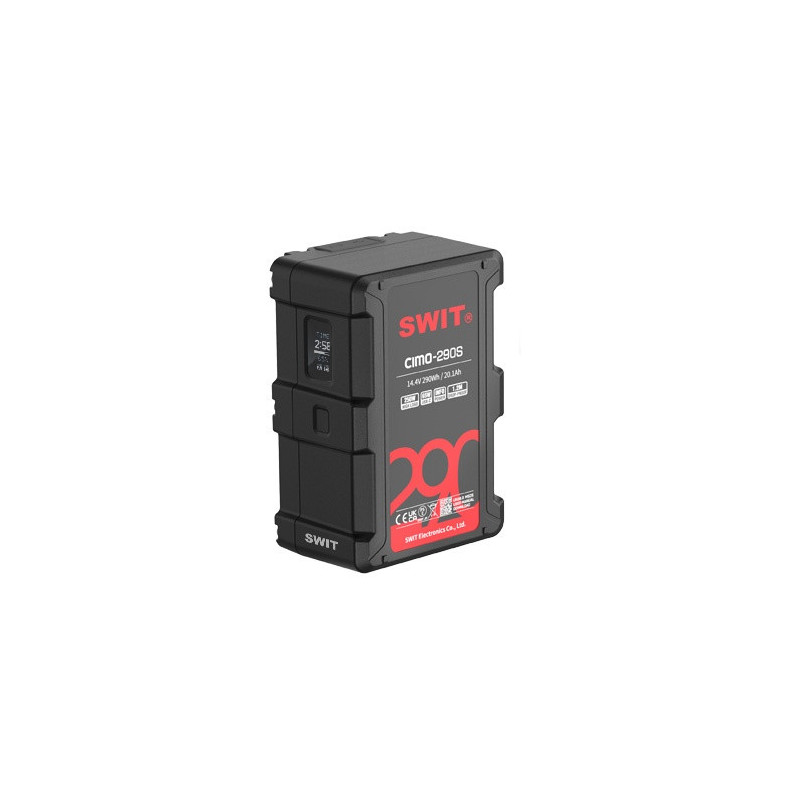 CIMO-290S 290Wh USB-C OLED info Cine V-mount Battery