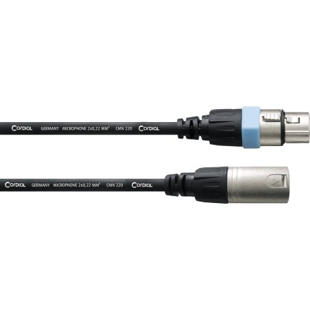 XLR3 Male Femelle 0.5m Symetrique CCM0.5FM