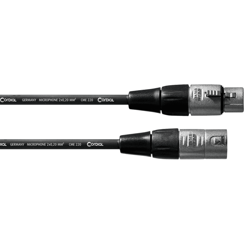 XLR3 Male Femelle 10m Symetrique CFM10FM XLR3 Male Femelle 10m Symetrique CFM10FM