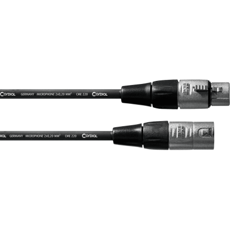 XLR3 Male Femelle 10m Symetrique CFM10FM CORDIAL