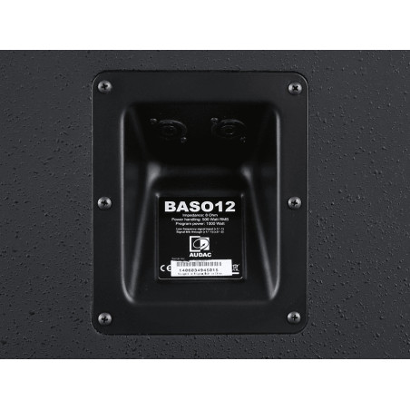 BASO12-B - BASO - Sub. 12  500W8? Noir BASO - Sub. 12