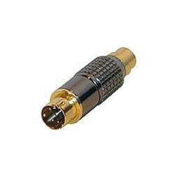 YC Male / RCA Femelle Adaptateur S-VHS mâle vers RCA Cin PBS