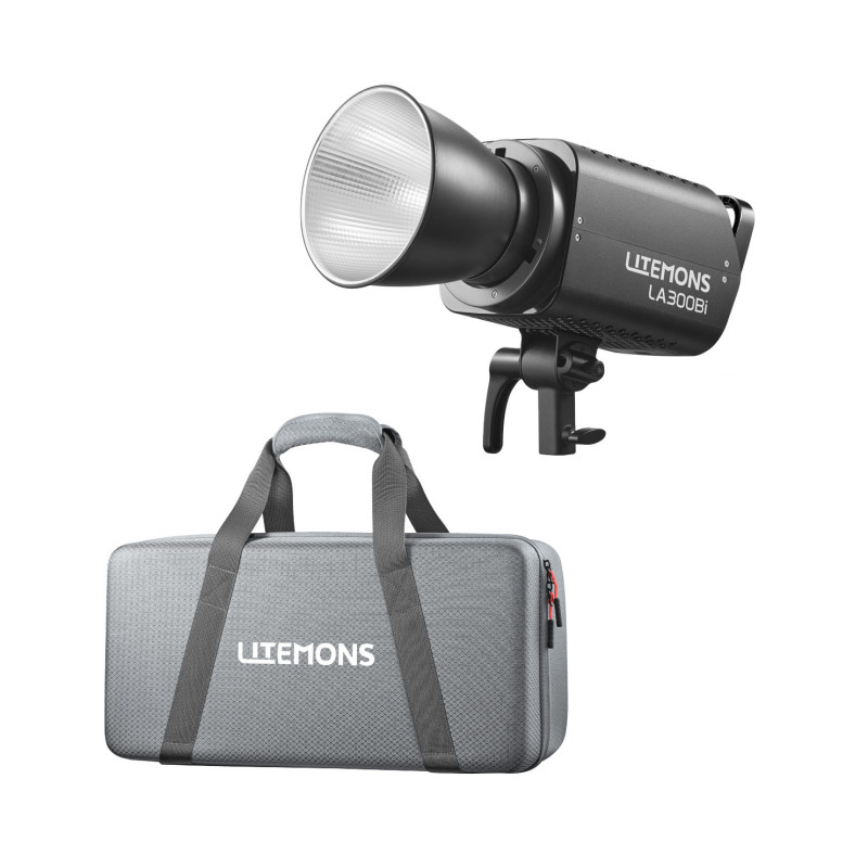 LA300BI K1 Litemons BI LED Video Light Kit Noir