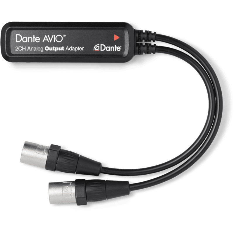 ADP-DAO-AU-0X2 Adaptateur Dante vers 2 sorties audio