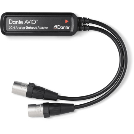 ADP-DAO-AU-0X2 Adaptateur Dante vers 2 sorties audio Ada DANTE