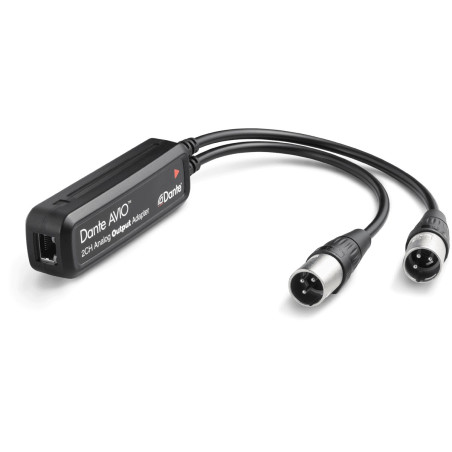 ADP-DAO-AU-0X2 Adaptateur Dante vers 2 sorties audio Ada