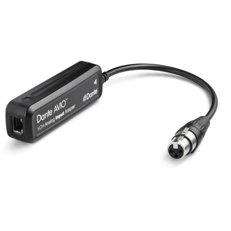 ADP-DAI-AU-1X0 Adaptateur 1 entrée audio vers Dante Adap