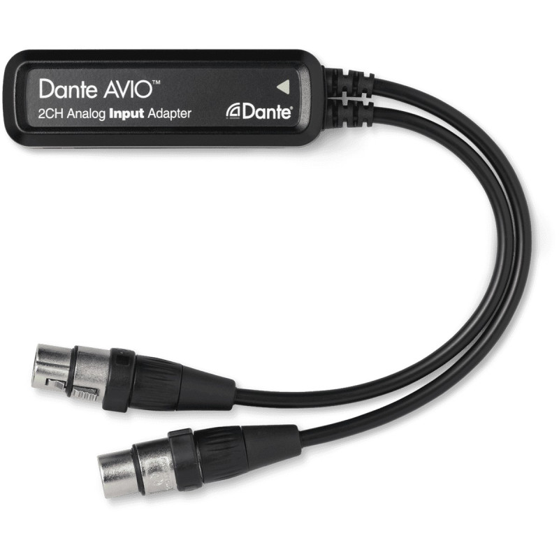 ADP-DAI-AU-2X0 Adaptateur 2 entrées audio vers Dante ADP-DAI-AU-2X0 Adaptateur 2 entrées audio vers Dante