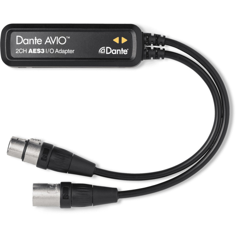 ADP-AES3-AU-2X2  Adaptateur Dante-AES3 2 canaux E/S