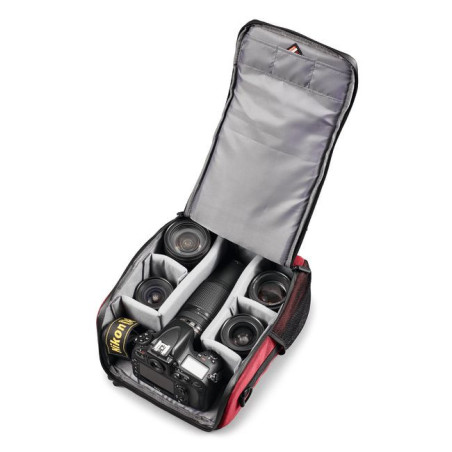 MALAGA CombiBackPack red, camera bag