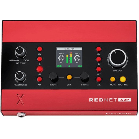 REDNET-X2P Desktop Dante 2x2 REDNET - Desktop Dante 2x2